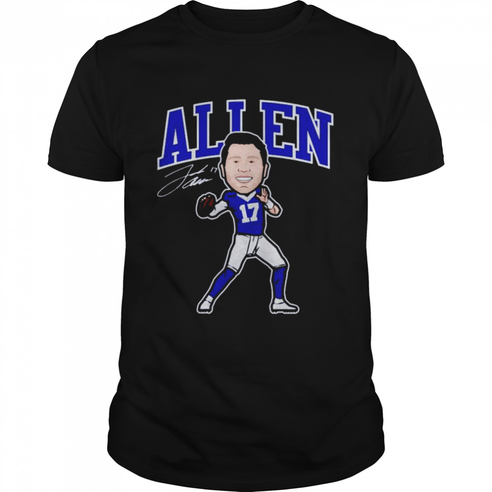 Josh Allen Buffalo Toon signature shirt