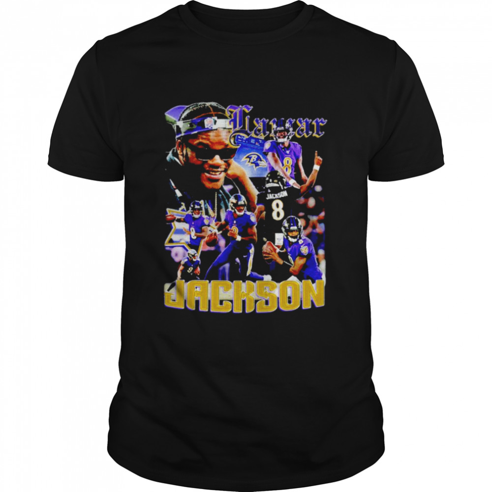 Lamar Jackson 8 Baltimore Ravens 2022 T-shirt