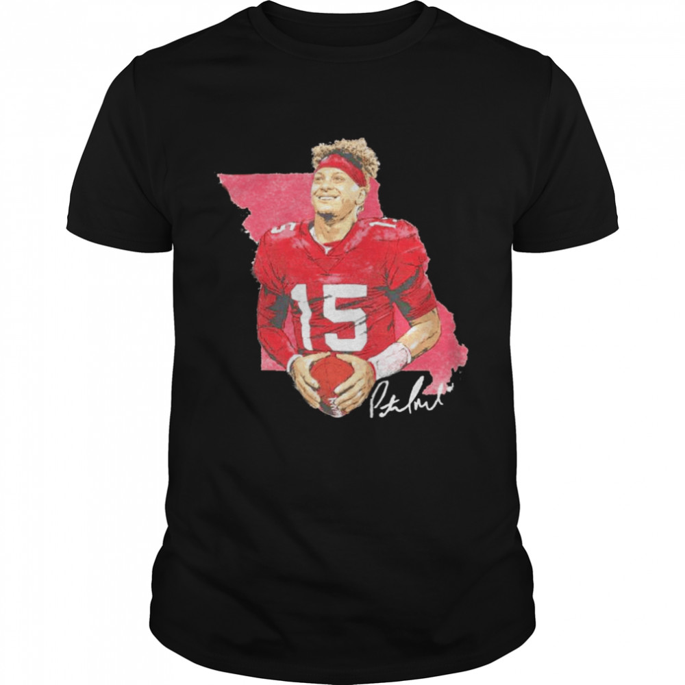 Patrick Mahomes Kansas City City Map signature shirt