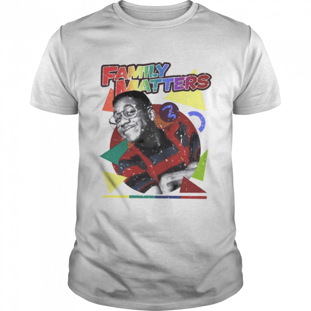 Retro Sitcom Family Matters Happy Steve Urkel Retro shirt