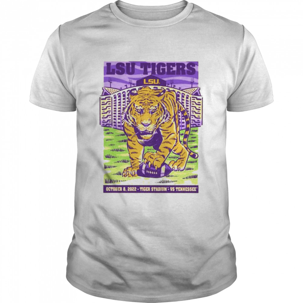 Tennessee Volunteers Vs LSU Tigers Tiger Stadium 2022 Game Day Shirt