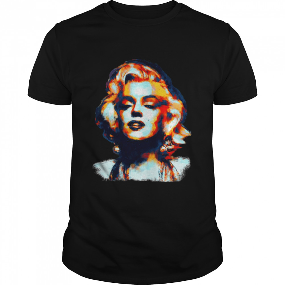 60s Marilyn Monroe Retro Painting shirt