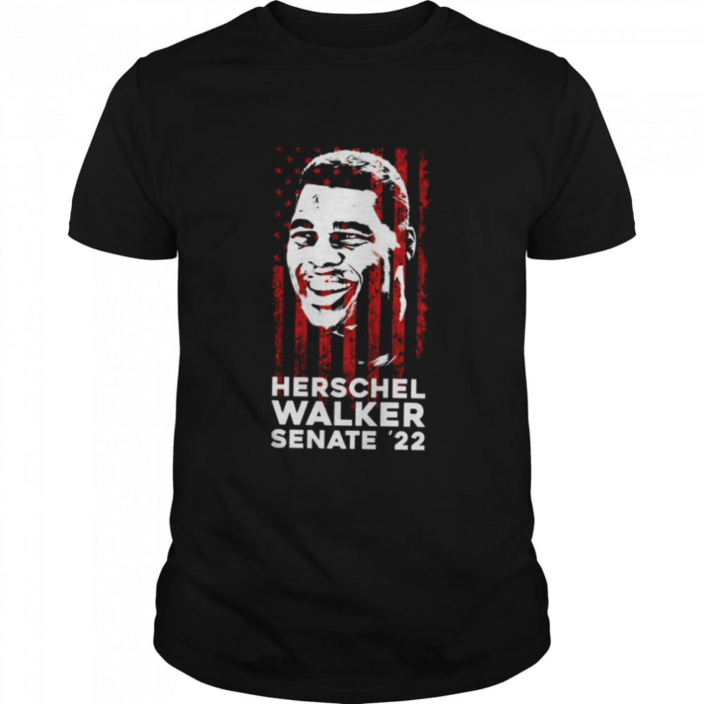 American Flag Art Herschel Walker Senate ’22 shirt