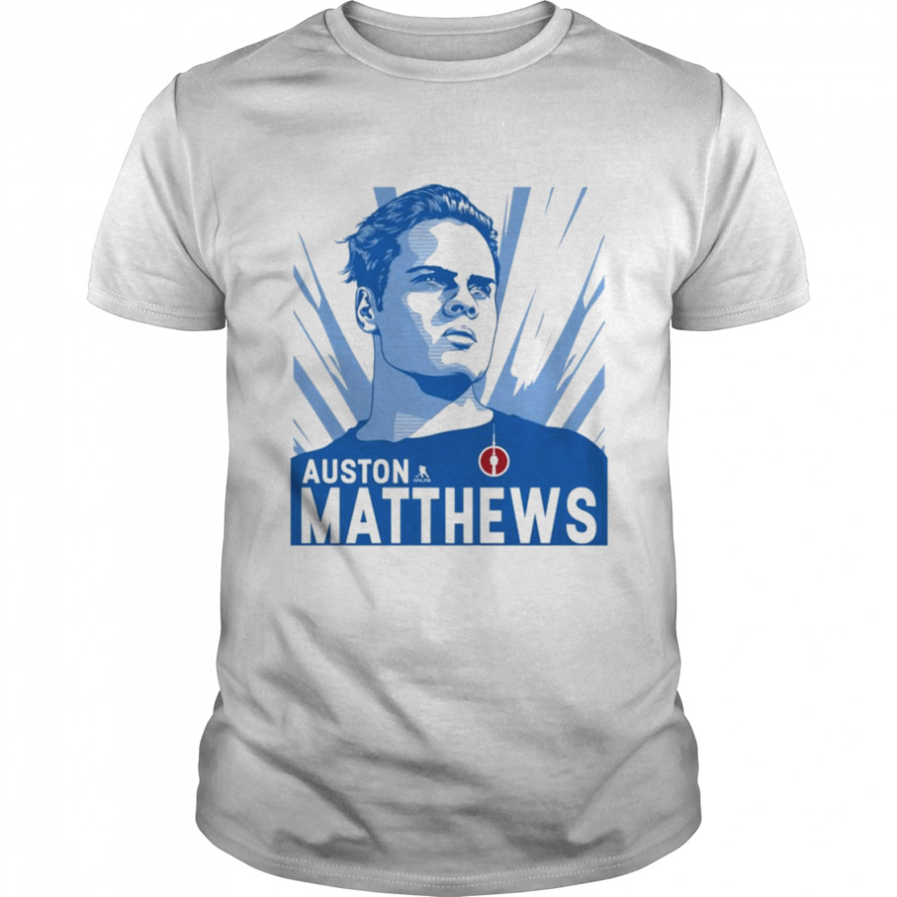 Blue Portrait Auston Matthews Legend shirt