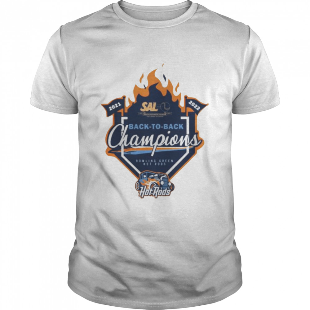 Bowling Green Hot Rods 2022 Hot Rods SAL League Champions T-shirt