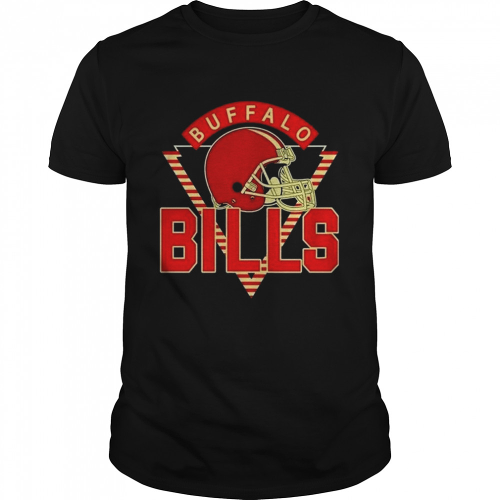 Buffalo Bills Football Helmet Vintage Style Shirt