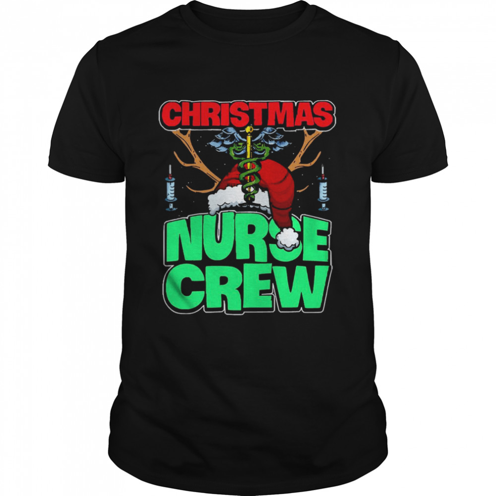 Christmas Nurse Crew Cute Practitioners Nurse Christmas T-Shirt