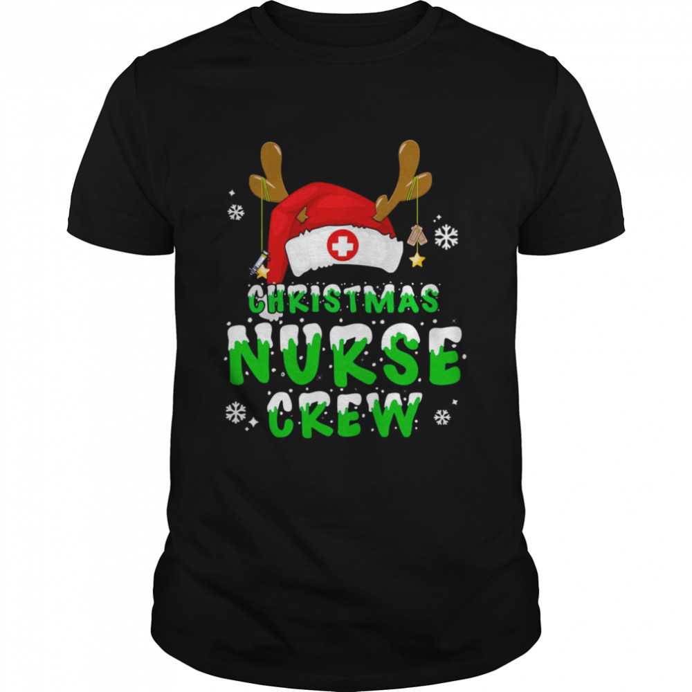 Christmas Nurse Crew Nurse Christmas T-Shirt