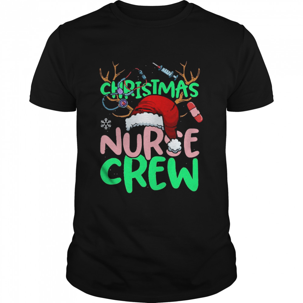 Christmas Nurse Crew Practitioners Funny RN LPN Gift T-Shirt