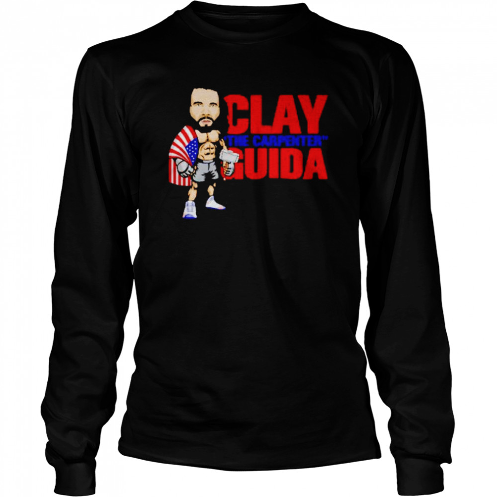 Clay Guida The Carpenter USA fight week shirt Long Sleeved T-shirt