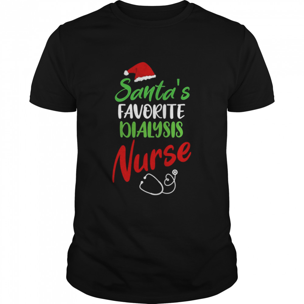 Dialysis Nurse Gifts Nurse Christmas T-Shirt