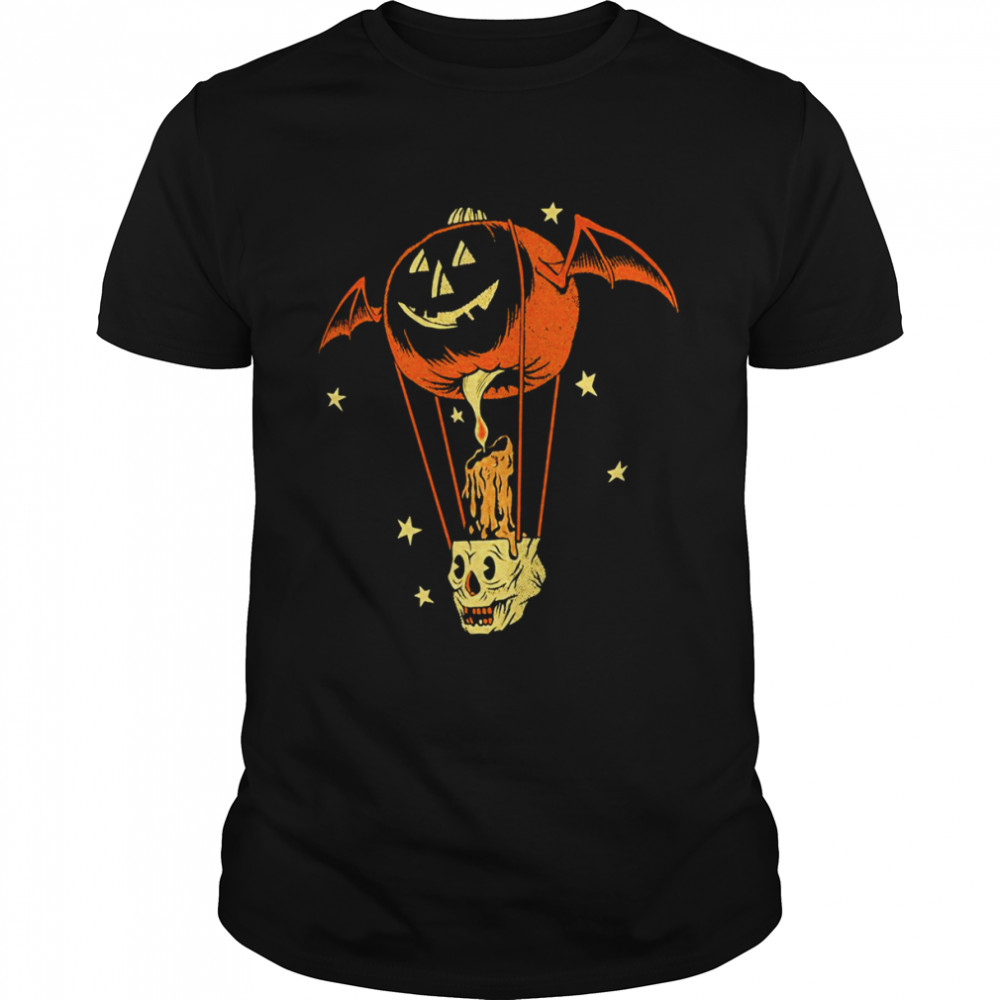 Jack O Lantern Hot Air Balloon shirt