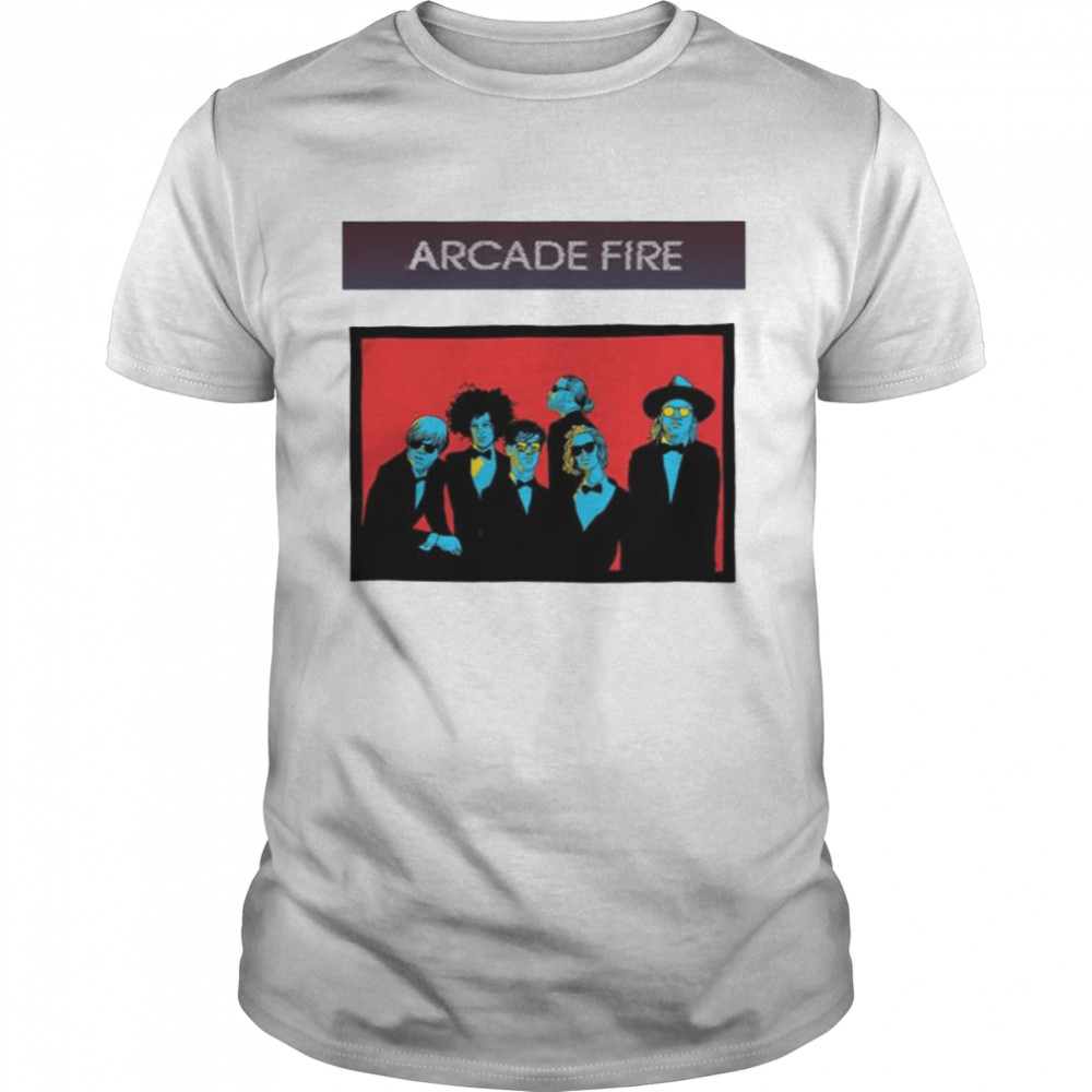 Music Design Arcade Fire 2017 Toon shirt