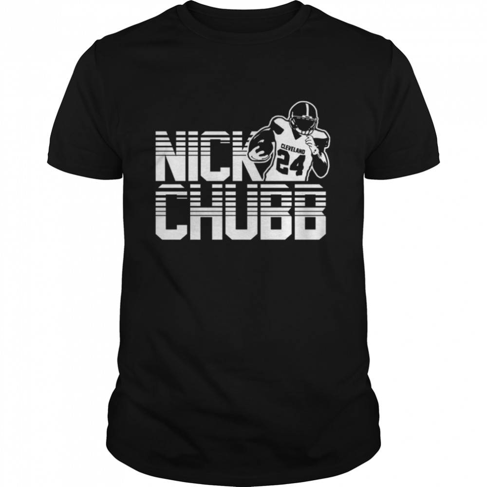 Nick Chubb Cleveland No 24 shirt