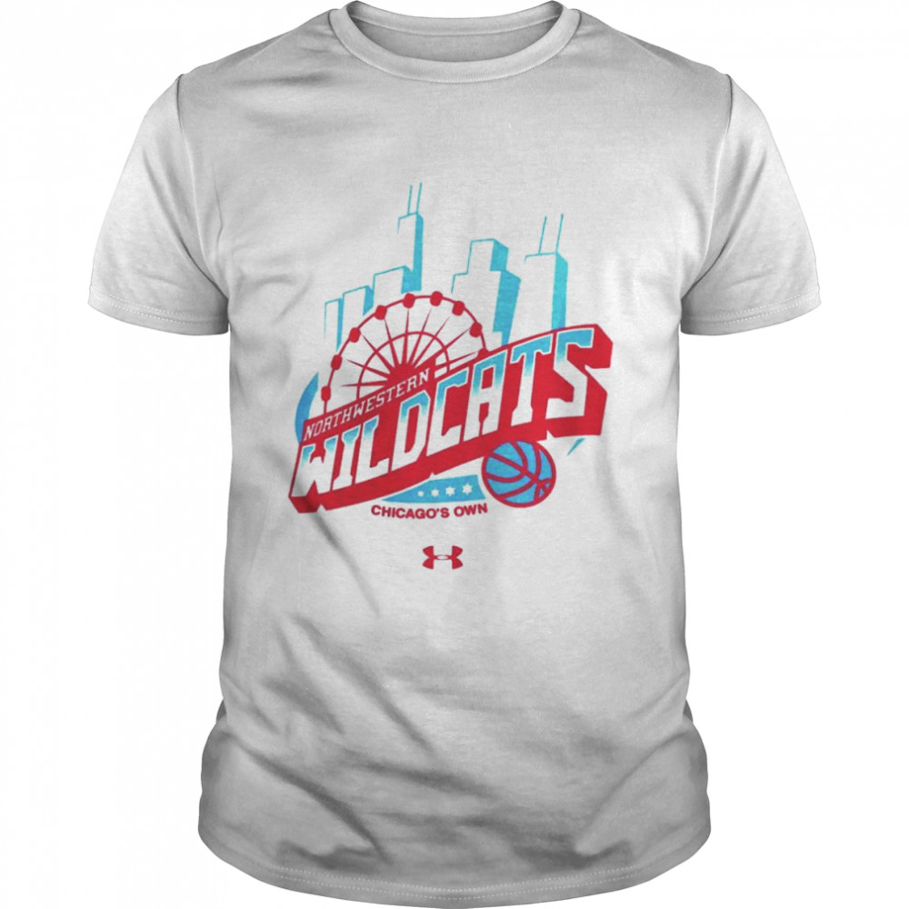 Northwestern Wildcats Under Armour Chicago Cityscape Champion Keough-Naughton T-shirt