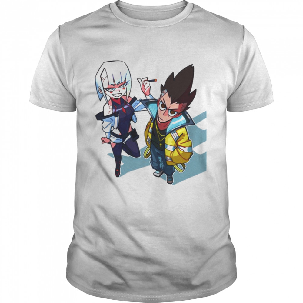 Rebecca And David Animation Cyberpunk Edgerunners shirt