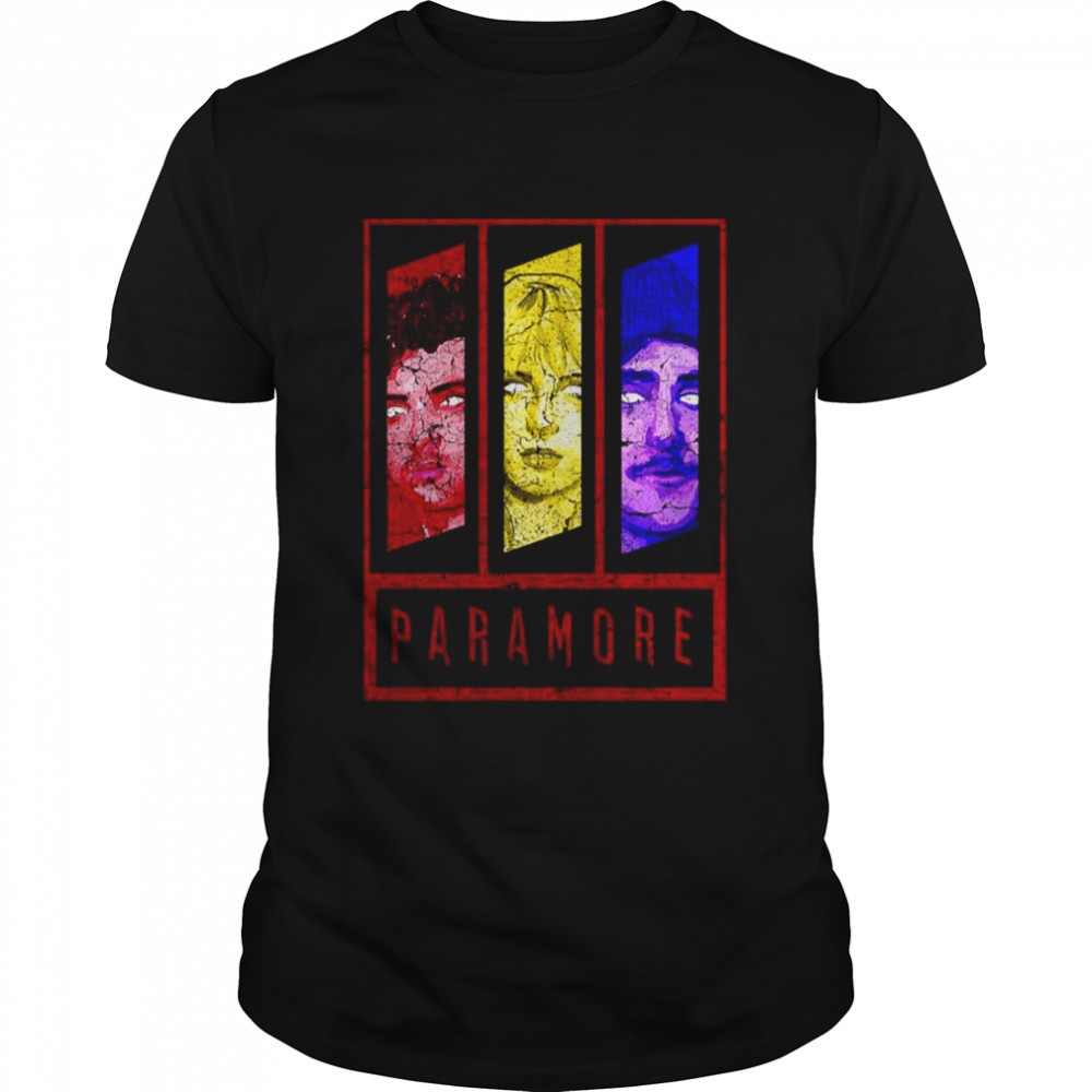 Retro Art Rock Band Paramore Band New Tour shirt