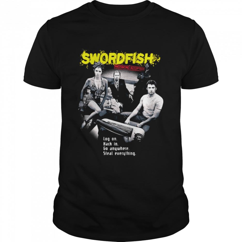 Swordfish 2001retro Movie Hugh Jackman shirt