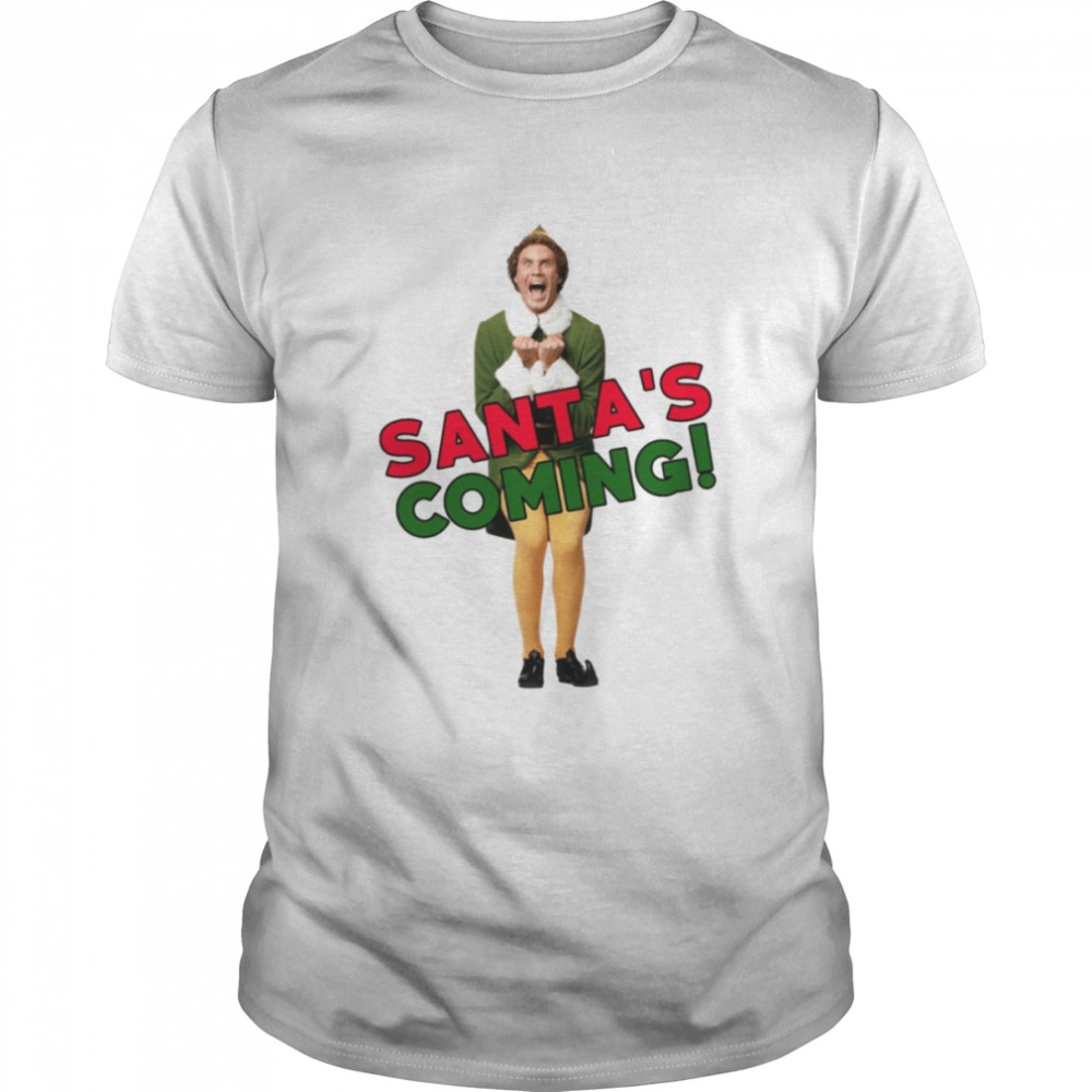 Buddy The Elf Christmas Santa shirt