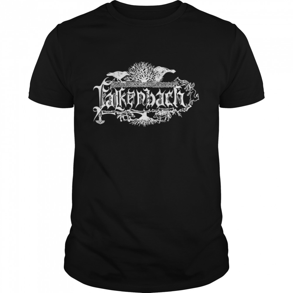 Falkenbach White Logo Art Rock Band shirt