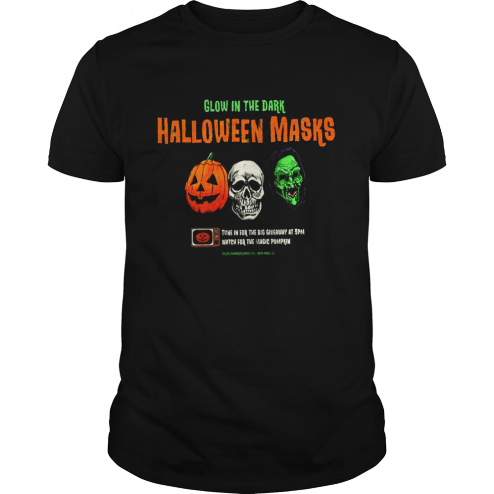 Glow In The Dark Halloween Mask shirt