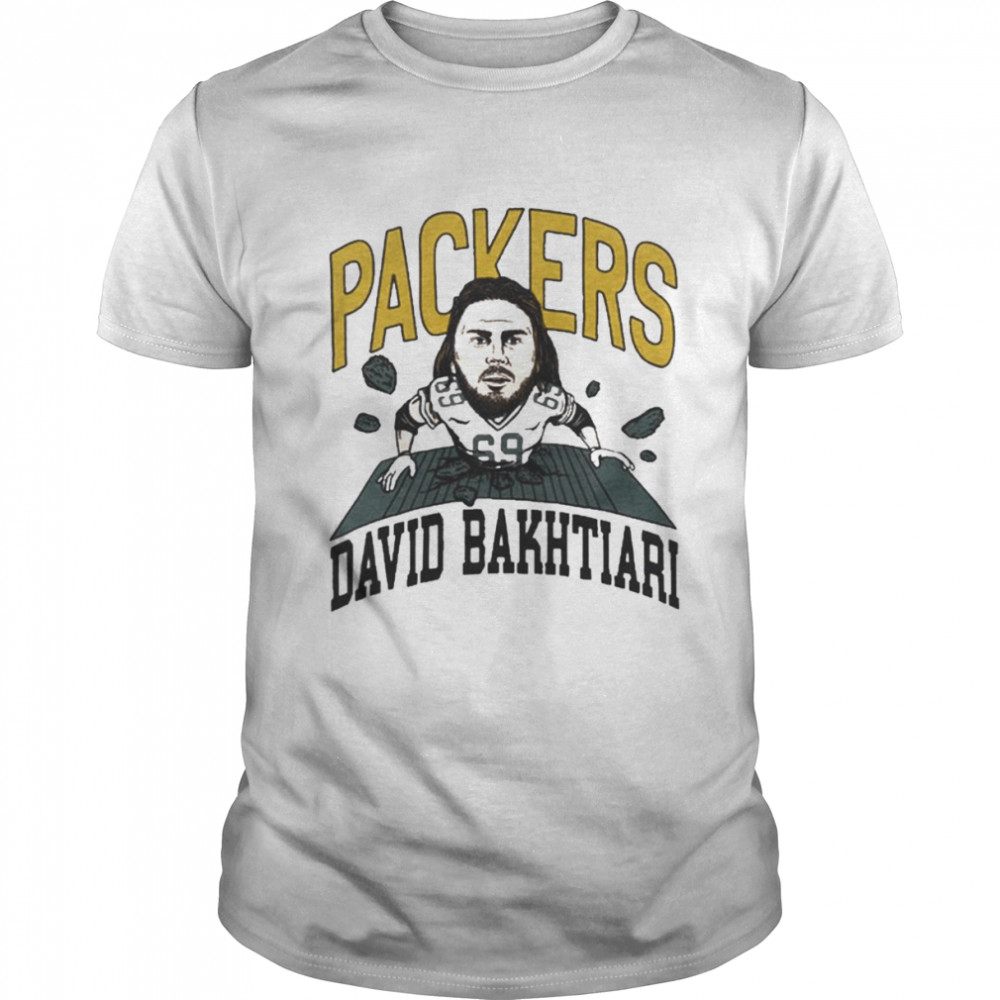 Green Bay Packers 69 David Bakhtiari shirt