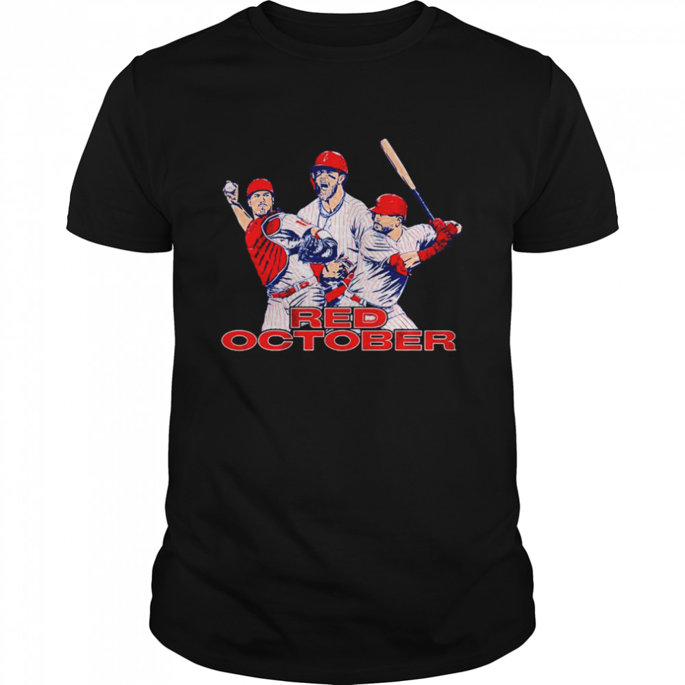 Harper Schwarber and Realmuto Red October Shirt