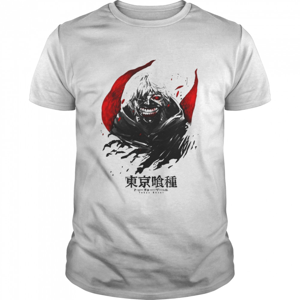 Ken Kaneki Tokyo Ghoul Touka Japan shirt