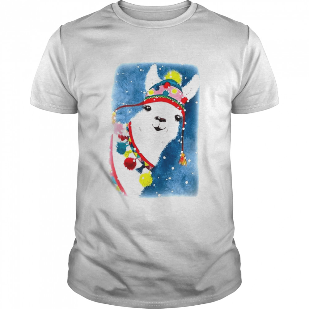 Llama Merry Christmas shirt