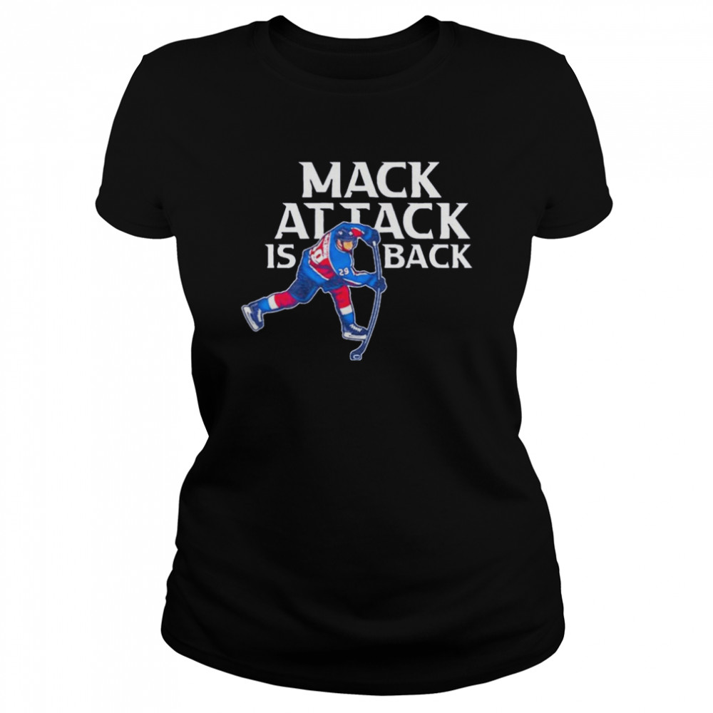 Mack Attack Is Back Ice Hockey Player Nathan Mackinnon shirt Classic Women's T-shirt