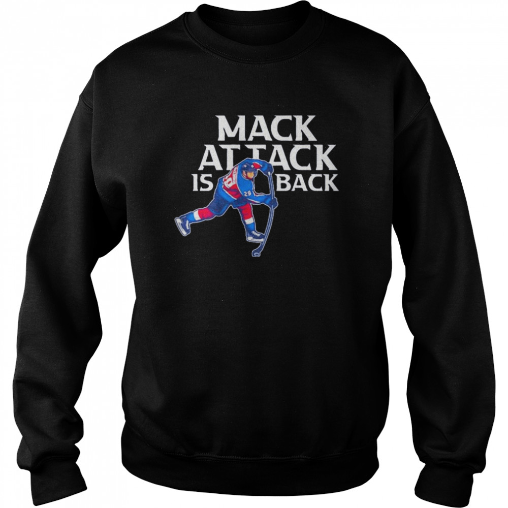 Mack Attack Is Back Ice Hockey Player Nathan Mackinnon shirt Unisex Sweatshirt