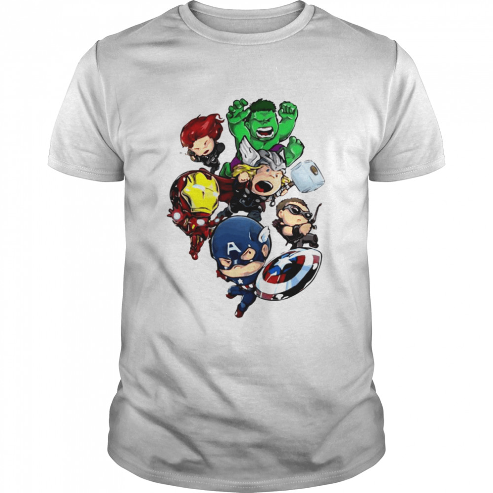 Marvel Cute Avongers shirt