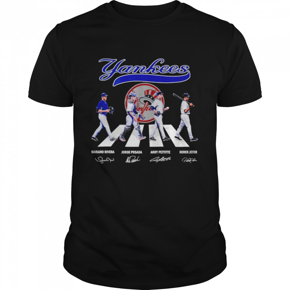 New York Yankees 2022 abbey road signatures shirt