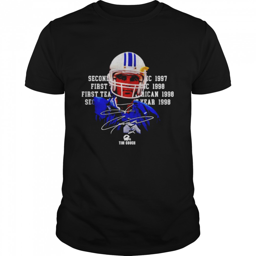 Tim Couch Legend signature shirt