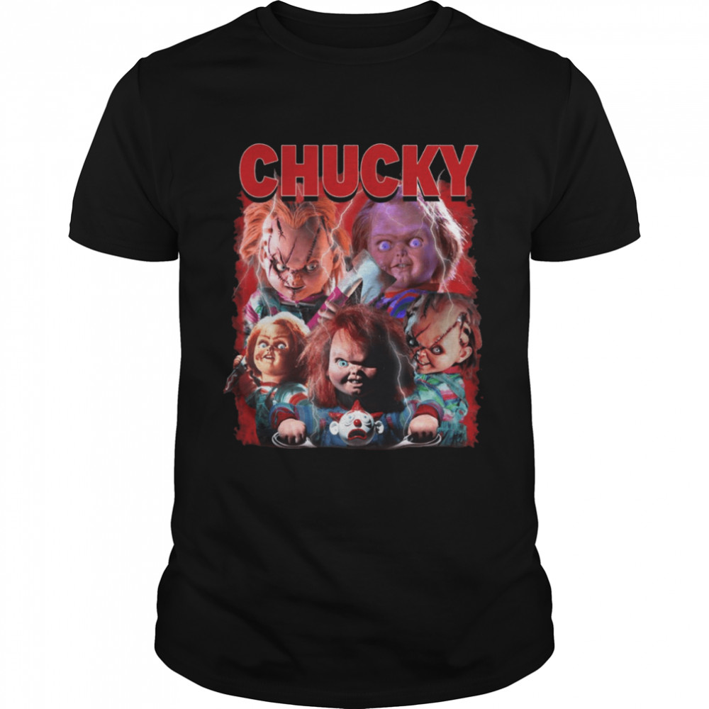 90s Vintage Bootleg Halloween Chucky Horror shirt