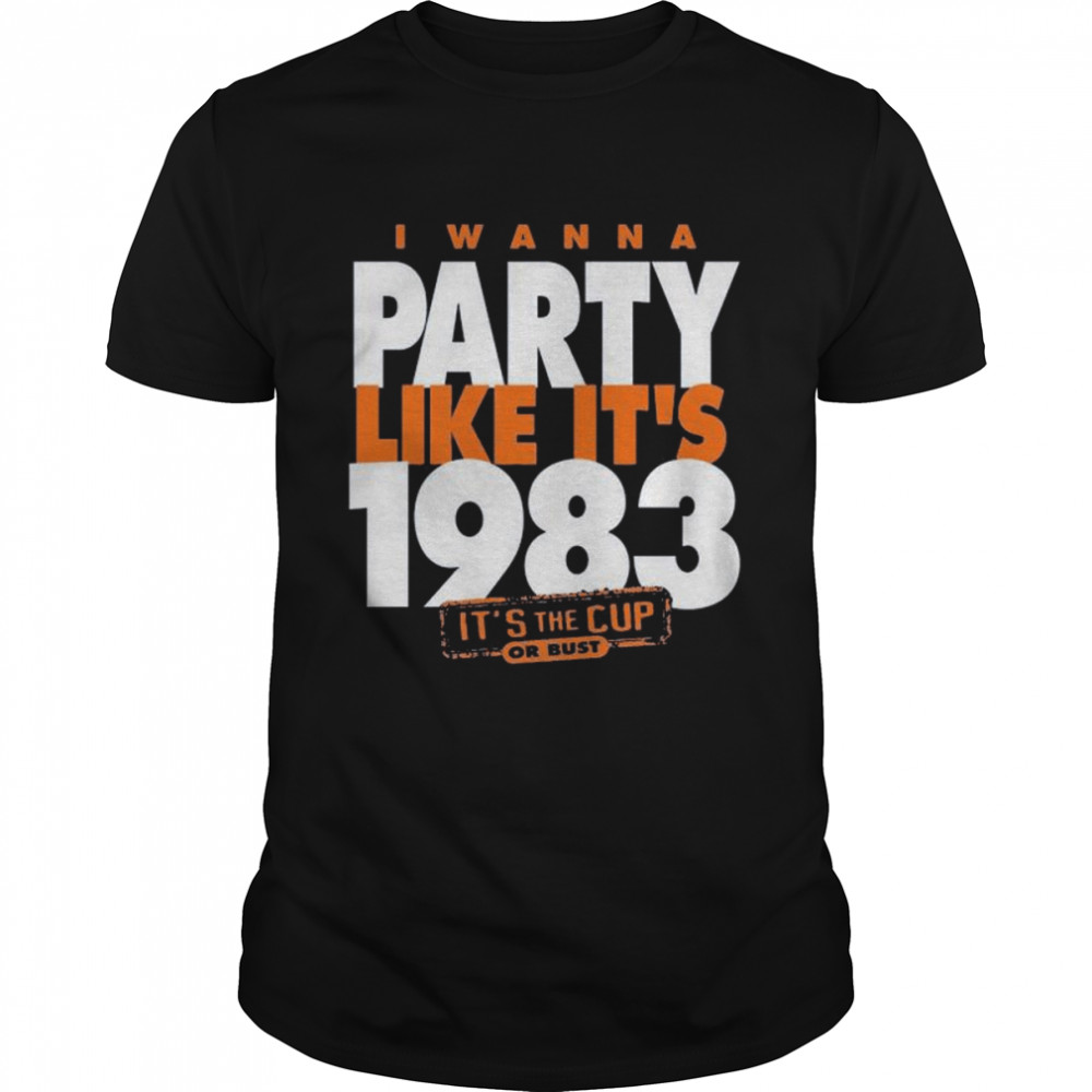 New york pro hockey apparel party like it’s 1983 shirt