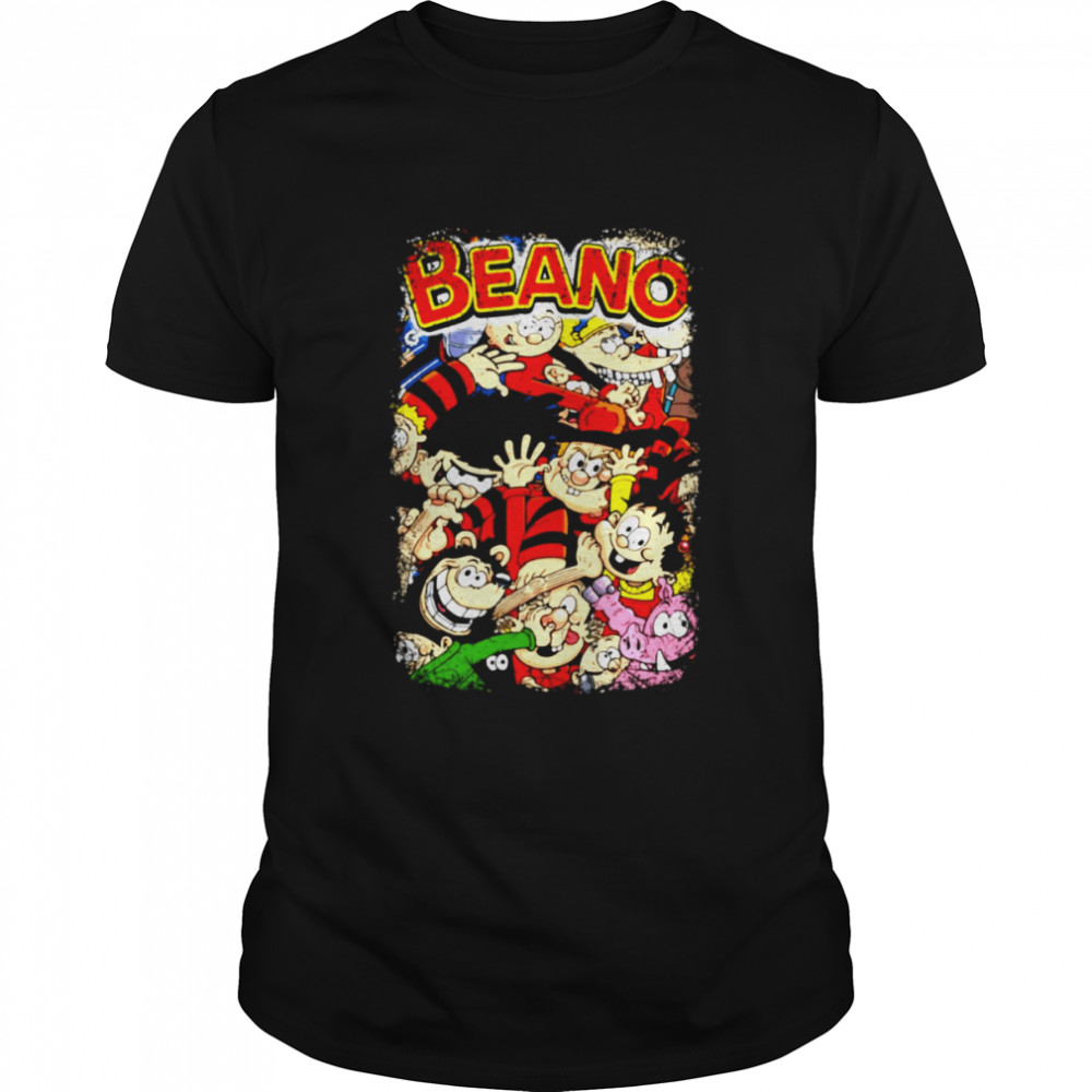 The Beano Distressed Comics Cover shirt