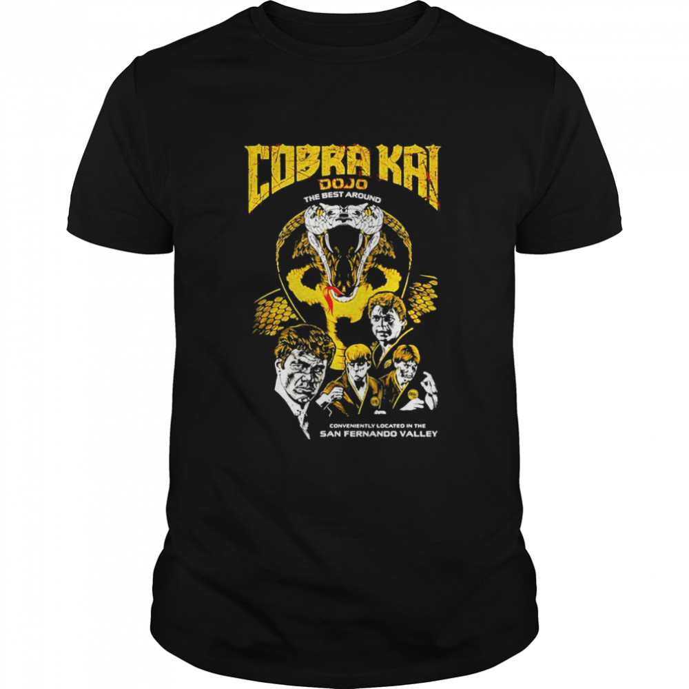 The Best Around Cobra Kai Dojo Vintage Unisex Cobra Kai T-Shirt