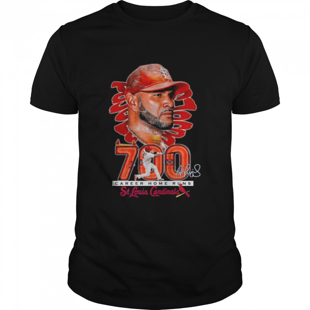 Albert Pujols St Louis Cardinals signature 2022 shirt