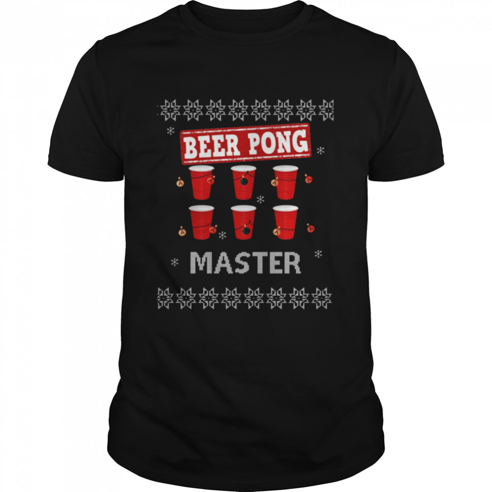 Beer Pong Ugly Christmas shirt