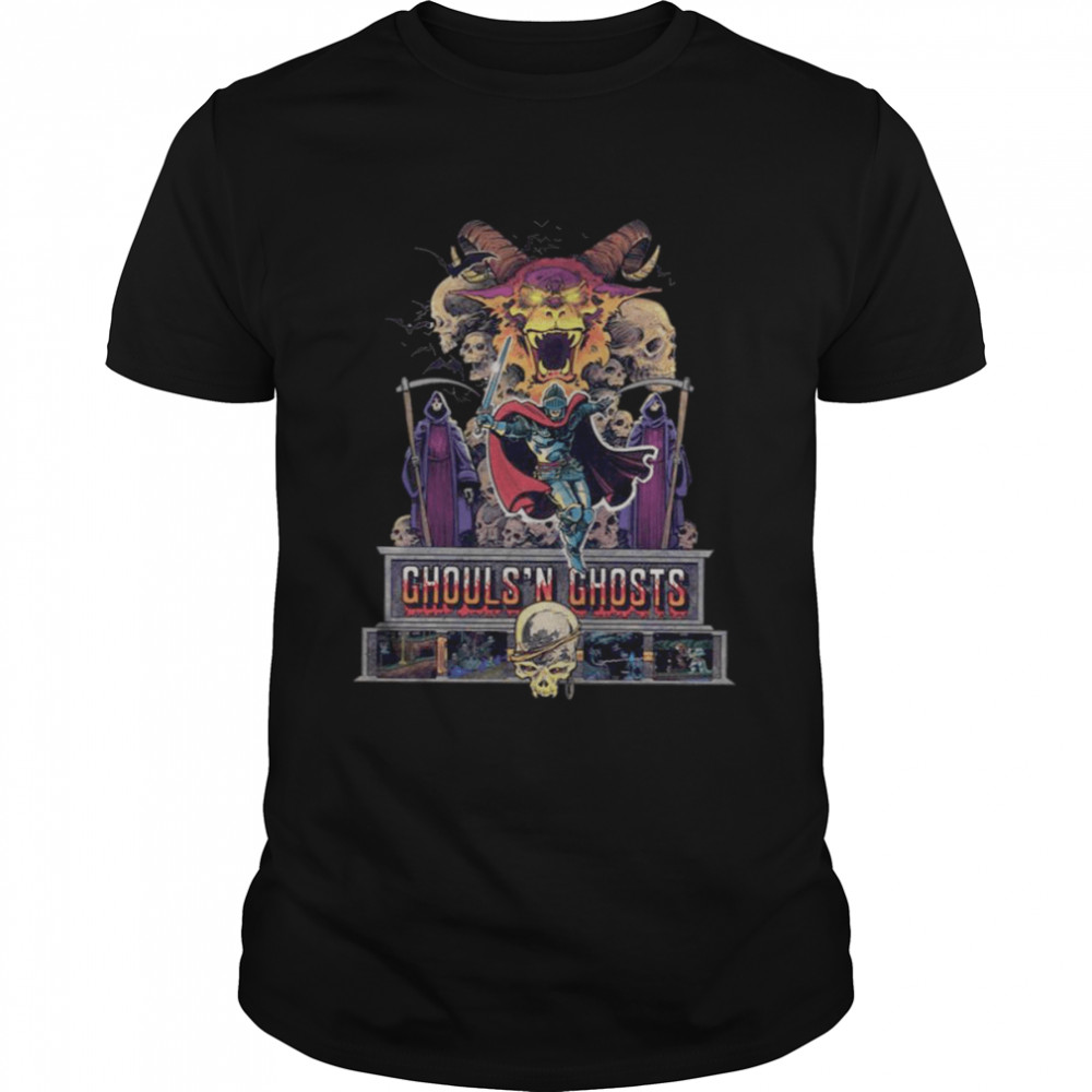 Ghouls’n Ghosts Vintage Movie Halloween shirt