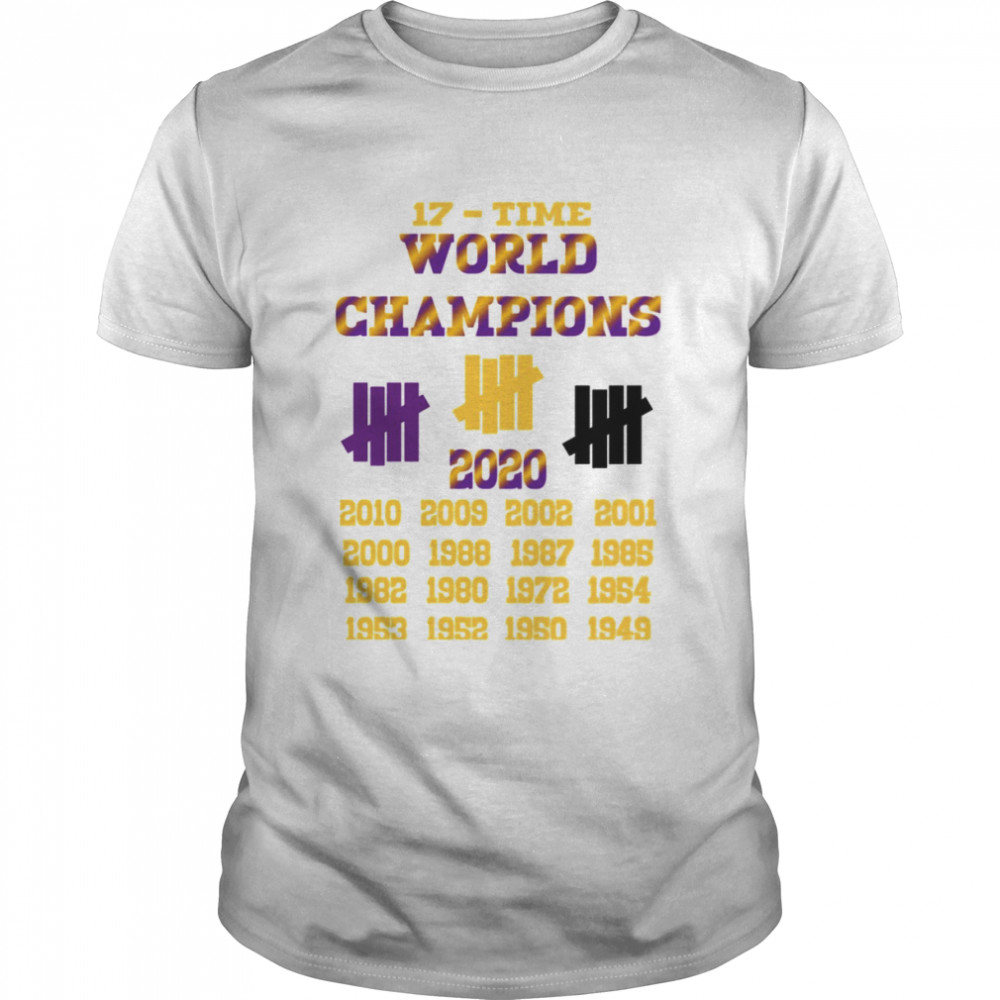 Los Angeles Lakers 17 Time Championship 2020 shirt