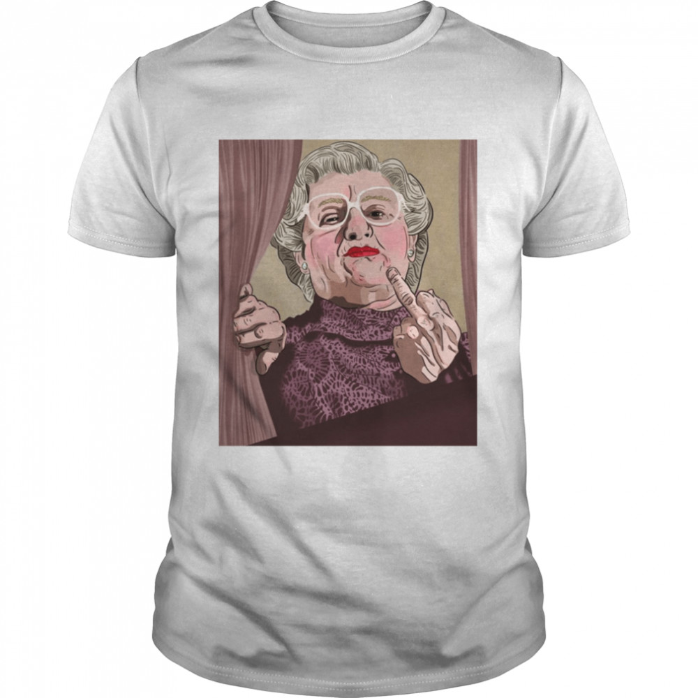 Middle Finger Mrs Doubtfire shirt