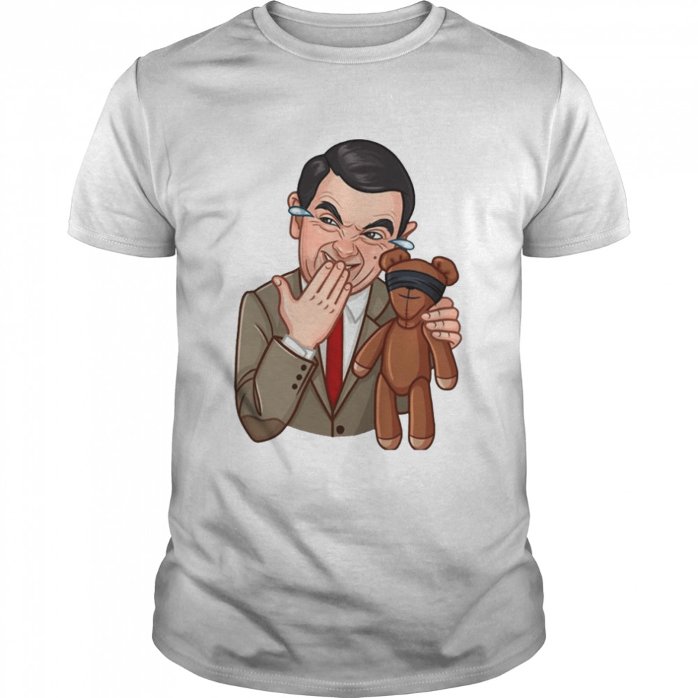 Mr Bean With Blinded Fold Teddy shirt