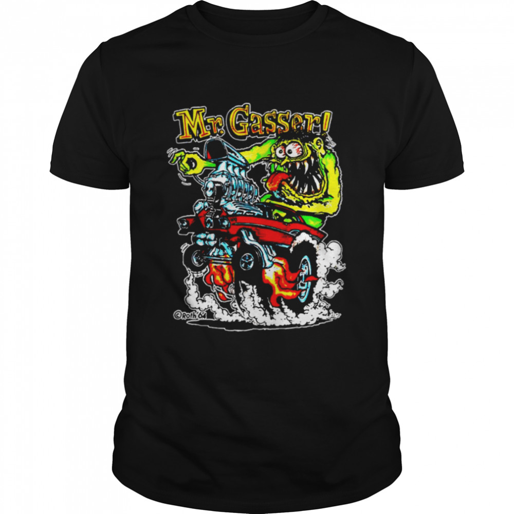 Mr Gasser Cartoon Rat Casual shirt