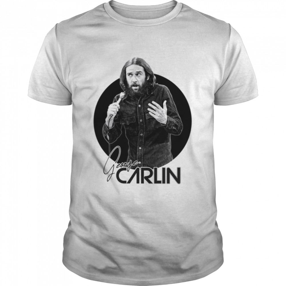 Retro George Carlin Dark Tribute shirt