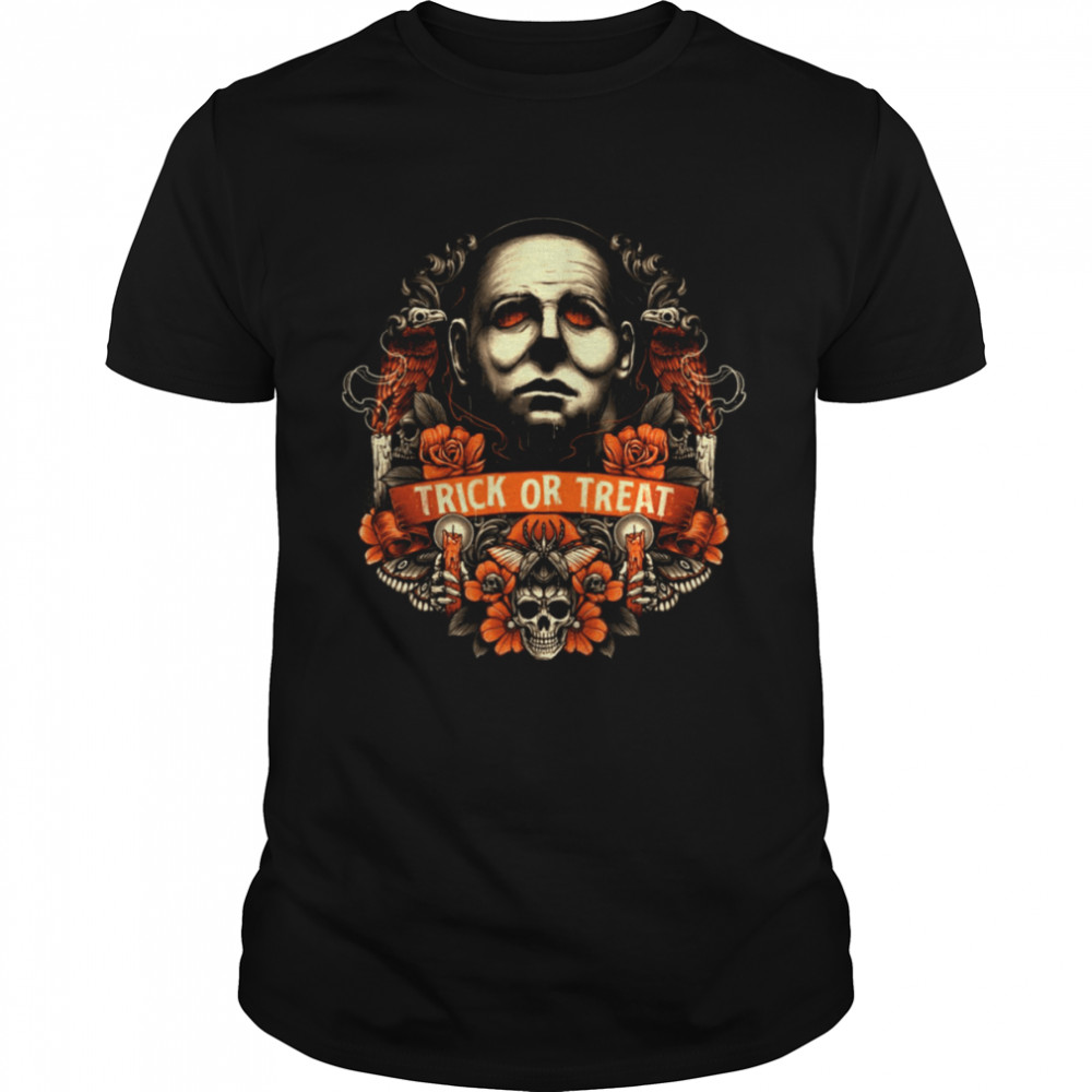 Skull Mr Myers Michael Myers Trick Or Treat shirt