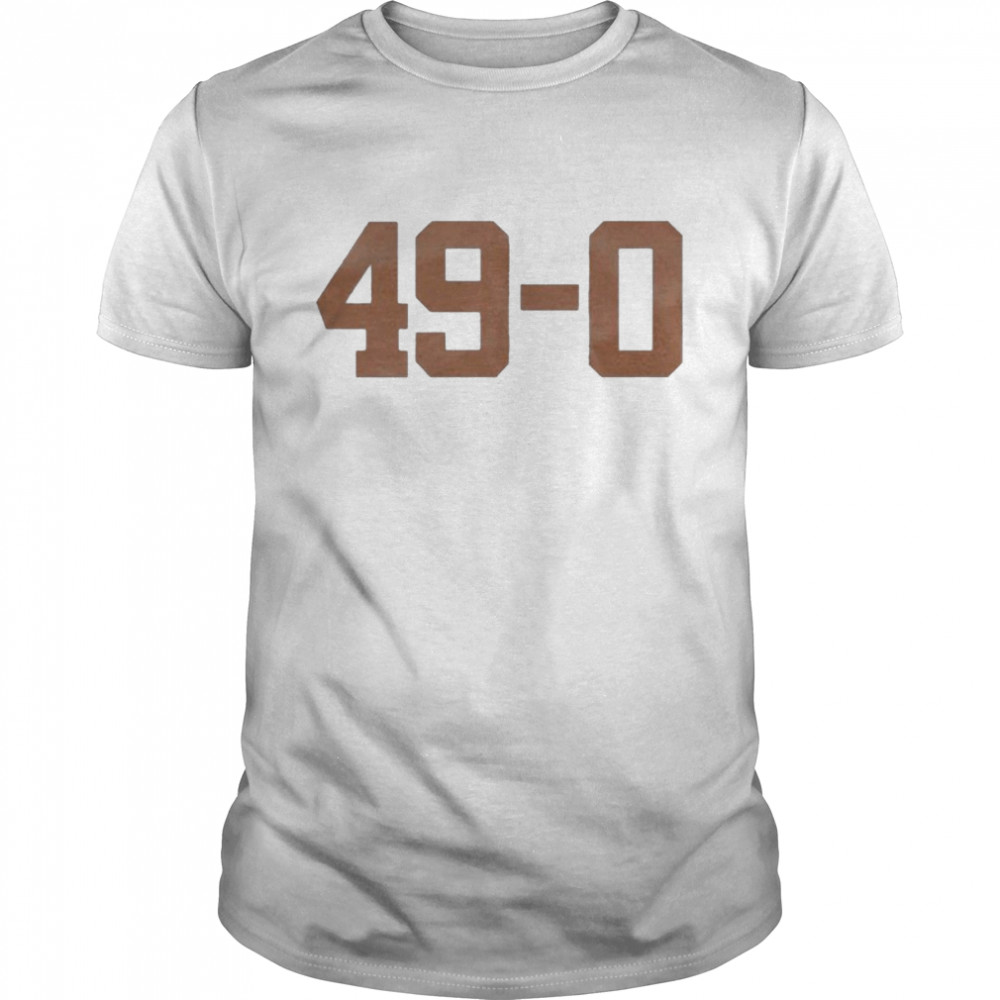 texas Longhorns 49-0 Shirt