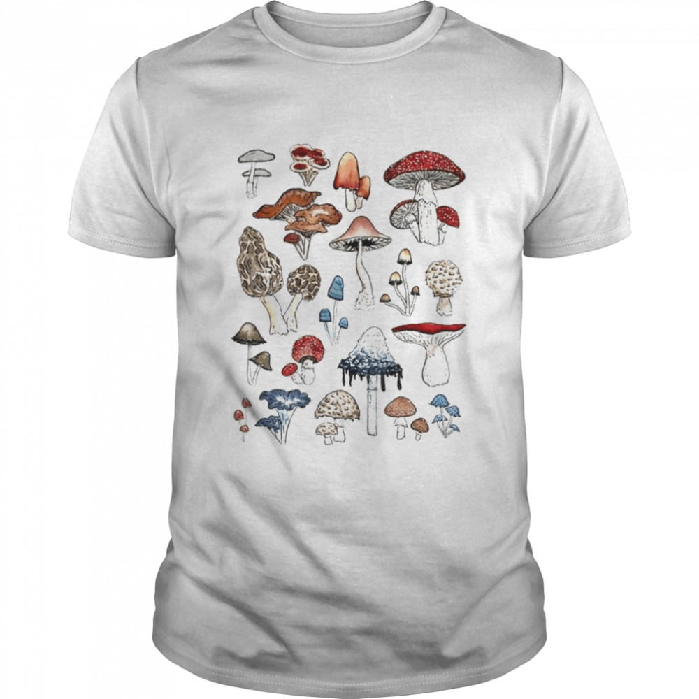 British Wild Mushrooms Fungy shirt