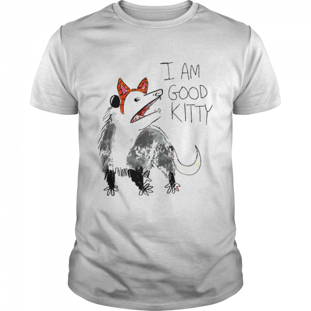 Opossum I am good Kitty shirt